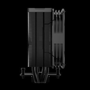 Gamdias Boreas E2-410 CPU Cooler 120mm Fan | Support AMD & Intel CPU Socket AM5, AM4 / LGA 1700, 1200, 1151, 1150/ PWM Case Fans/72.94CFM Air Flow/ 4 Heat Pipes -Black