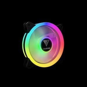 Gamdias Aeolus M2 1201 120mm RGB Case Fan with Controller - High Performance & Quiet Cooling