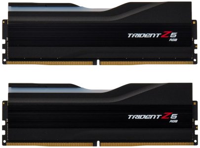 G.Skill Trident Z5 RGB (Intel XMP) 64GB (2 x 32GB) DDR5 6000 MHz CL30-40-40-96 1.40V Dual Channel Desktop Memory/RAM - F5-6000J3040G32GX2-TZ5RK