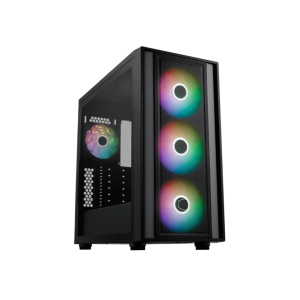 Cooler Master Alloy Steel Mb600 Computer Case-Black|Back Connected Motherboard Support|420Mm Radiator Support|3X 140Mm&1 X 120Mm Argb Fans|Type C Connector|Argb Fan Hub|Can Fit RTX 4090 Gpu