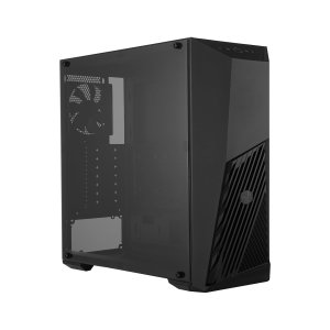 Cooler Master Glass K501L RGB Computer Case - 360Mm Radiator Support | 2 X 120Mm Fans Pre-Installed | Support Up to Eatx Motherboard, Black