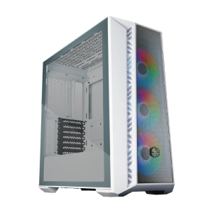 Cooler Master MB520 Mesh Computer Case - white | 360mm Radiator Support | 3 x 120mm ARGB Fans Pre-Installed | Type C Connector | Removable Top Panel | High Airflow Cabinet | PWM & ARGB Hub Included
