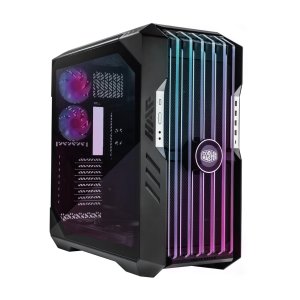 Cooler Master Tempered_Glass Haf 700 Evo E-Atx High Airflow Pc Case With Iris Customizable Lcd .Breathable Tg Front Panel,200Mm Sickleflow Argb Fans,1 X Usb 3.2 Gen 2 Type C,4 X Usb 3.2 Gen 1(3.0)