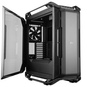 Cooler Master Cosmos C700P Full Tower Cabinet with Curved Tempered Glass and Aluminum Handles (Black Edition)
