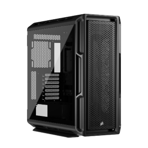 CORSAIR 5000T Mid-Tower PC Case – Supports Reverse Connection motherboards – RapidRoute Cable Management – Removable Airflow Panels – Modern Front Panel I/O – Fits Multiple 360mm Radiators (Black)