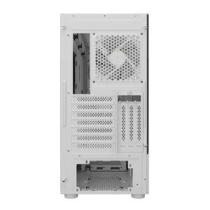 Gamdias Talos E3 Mesh Elite, E-ATX Mid Tower Gaming PC Case w/Tempered Glass, Built-in 2x140mm & 1x120mm PWM ARGB Fans, Up to Radiators/AIO 360mm, 390mm GPU/VGA RTX 40 Series, 180mm CPU Cooler-White