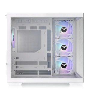 Thermaltake View 380 TG ARGB Snow/White/Win/SPCC/Tempered Glass*2/120mm ARGB Lite White Fan*4/Brown Box