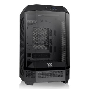 Thermaltake Tempered Tower 300 - Black Micro ATX Case, 2 X 140Mm CT Fan Included; Radiator Bracket Up to 420Mm; Optional Chassis Bracket Kit Allows Horizontal Viewing; CA-1Y4-00S1WN-00;