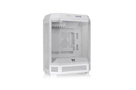 The Tower 600 Snow Mid-Tower ATX Case; 3 Tempered Glass Panels; Hidden-Connector Motherboard Support; Rotational PCI-e Slots; CA-1Z1-00M6WN-00; 3 Year Warranty