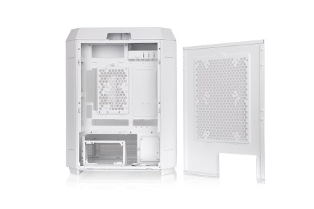 Thermaltake The Tower 600 Snow/White/Win/SPCC/Tempered Glass*3/CT140 White Fan*2/Color Box/with Screen Metal Panel