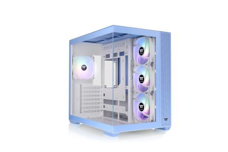 Thermaltake View 380 TG ARGB Hydrangea Blue/Hydrangea Blue/Win/SPCC/Tempered Glass*2/120mm ARGB Lite White Fan*4/Brown Box