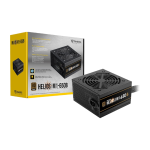 GAMDIAS Helios M1-650B Gaming PC PSU, 650W 80 Plus Bronze, Compatible with ATX12V v2.4, Power Supply for PC Computers with Active PFC