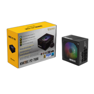 GAMDIAS KRATOS P2-750G 750W 80 Plus Gold Certified Fully Modular PSU (Silent & Compact) for Mid-Range Gaming PCs & Compact Builds