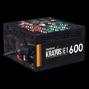 GAMDIAS KRATOS E1-600 600W 80 Plus RGB Power Supply Unit