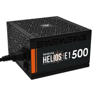 GAMDIAS HELIOS E1-500 is a 500W power supply unit
