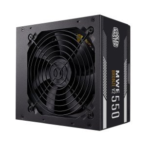 Cooler Master MWE 550 Bronze V2 Power Supply - Non-Modular | 80 Plus Bronze Certified | 120mm HDB Fan | DC-to-DC Circuit Design | ATX 2.52 Version | 550 Watt
