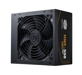 Cooler Master MWE 550 V3 Bronze ATX 3.1 Power Supply - Non Modular | 80 Plus Bronze Certified | Quite HDB Fan | DC-to-DC Circuit Design | ATX 3.1 Version | Ready for 50 Series | 550 Watt