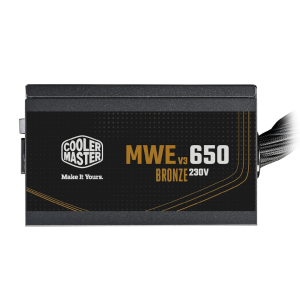 Cooler Master MWE 650 V3 Bronze ATX 3.1 Power Supply - Non Modular | 80 Plus Bronze Certified | Quite HDB Fan | DC-to-DC Circuit Design | ATX 3.1 Version | Ready for 50 Series | 650 Watt