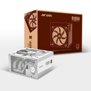 Ant Esports RX650 650 Watt 80 Plus Bronze Certified Power Supply/PSU for PC with Smooth & Silent 120mm Fan - White