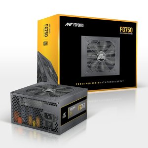 Ant Esports FG750 Gaming Power Supply I Force Series 80 Plus Gold Certified PSU I 120mm Silent Fan I 8 Pin (4+4) CPU Connector I 3 Years Warranty