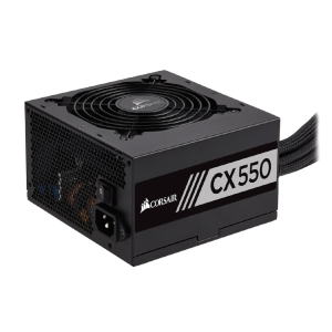 Corsair CX550 550 Watt 80 Plus Bronze Certified ATX Power Supply (CP-9020121-NA)