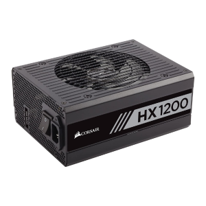 Corsair HX1200 1200 Watt 80+ Platinum Certified Fully Modular PSU/Power Supply for PC - CP-9020140-IN (Black)