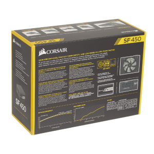 Corsair SF Series, SF450, SFX Form Factor, 450 Watt (450W), Fully Modular Power Supply, 80+ Gold Certified, 7 Year