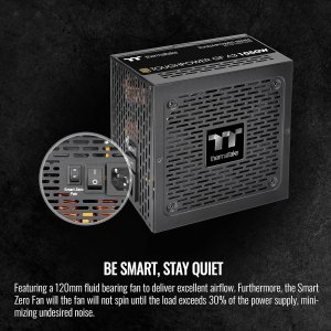 Thermaltake Toughpower GF A3 1050W, True 600W 12VHPWR Connectors on PSU & NVIDIA RTX 40 Series, ATX 3.0/PCI-E 5.0, 80+ Gold, SLI/Crossfire Ready Power Supply, PS-TPD-1050FNFAGU-L, 10 Year Warranty
