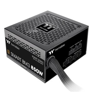 Thermaltake Smart BM3 850W 80Plus Bronze ATX 3.0 & PCIE 5.0 Ready Semi-Modular Power Supply; 105°C/221°F Japanese Capacitor; 5 Year Warranty; PS-SPD-0850MNFABU-3