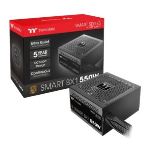 Thermaltake Smart BX1/0550W/Non Modular/Non Light/Full Range/Analog/80 Plus Bronze/ID/Non JP CAP/All Flat Cables/DC to DC 4.4 PIN