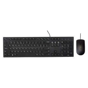 Dell USB Wired Keyboard and Mouse Set (Black) KB216+MS116