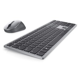 Dell KM7321W Multi-Device Wireless (RF/Bluetooth) Keyboard and Mouse Combo with Programmable Keys and Mouse Buttons, up to 36 Month Battery Life, 3Y Advance Exchange Warranty - Titan Grey