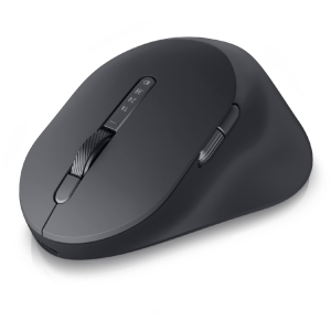 Dell-MS900 (Graphite) Premier Rechargeable Mouse with USB Wireless Receiver, 7 Buttons, Interface-2.4 GHz, Bluetooth 5.1, Movement Resolution 8000 dpi