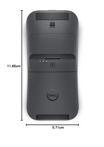 Dell-MS700 Bluetooth Travel Mouse, BT 5.0 LE, Optical LED, Movement Resolution-Adjustable at 1000, 1600 (Default), 2400 & 4000, Sensitivity Switching 1000/1600/2400/4000 Dpi, Touch Scroll, Swift Pair