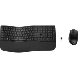 HP 680 Comfort Dual-Mode Keyboardand Mouse Combo/Multi-Device/Soft Touch Palm Rest/Spill Resistant/Swift Pair/OS Auto-Detection/Negative tilt/Quiet Keys