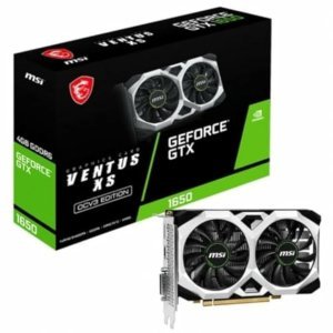 MSI Geforce GTX 1650 D6 Ventus Xs Ocv3 Graphic Card-Nvidia Geforce GTX 1650 Gpu,4Gb Gddr6 128-Bit