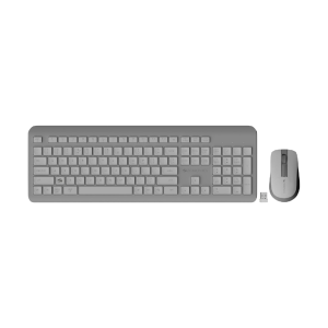 ZEBRONICS Companion 203, 2.4GHz Wireless Keyboard & Mouse Combo, Copilot AI Key, 12 Multimedia Keys, 1600 DPI Mouse, Silent Operation, High Precision Sensor, for Windows & Mac (White+Grey)