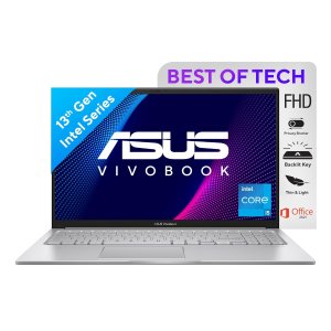 ASUS Vivobook 15,13th Gen Intel Core i5-1335U, Thin & Light (Intel Iris Xᵉ iGPU | 16GB RAM | 512GB SSD | FHD | 15.6