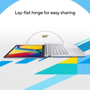 ASUS Vivobook 15,13th Gen Intel Core i5-1335U, Thin & Light (Intel Iris Xᵉ iGPU | 16GB RAM | 512GB SSD | FHD | 15.6