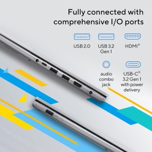 ASUS VivoBook 15 (2022), Intel Core i3-1215U | 12th Gen | 8GB RAM | 512GB SSD | FHD 15.6