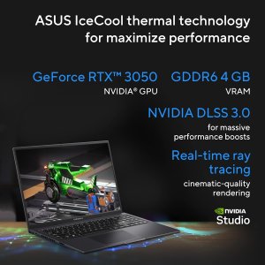 ASUS Vivobook 16X 13th Gen, Intel Core i5-13420H Creator | Gaming Laptop (NVIDIA RTX 3050-4GB | 16GB | 512GB | FHD+| 16.0