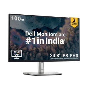 Dell 24 inch P2425H Monitor IPS FHD|100Hz| 99% sRGB | 250 cd/m2 (Typical) 5ms| 1500:1 Contrast Ratio| 5X USB 3.2 Gen1 1x HDMI 1.4 1xDP 1xVGA| Height Tilt Swivel Pivot |USB-C Downstream