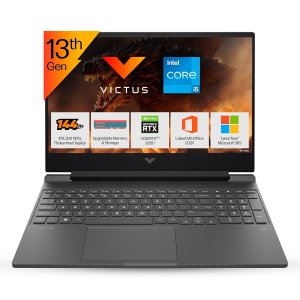 HP Victus, 13th Gen Intel Core i5-13420H, NVIDIA RTX 2050 Gaming Laptop(Upgradable 16GB DDR4, 512GB SSD),144Hz, IPS, 300 nits, 15.6''/39.6cm,Win11, M365*,Office24, Mica Silver, 2.3kg