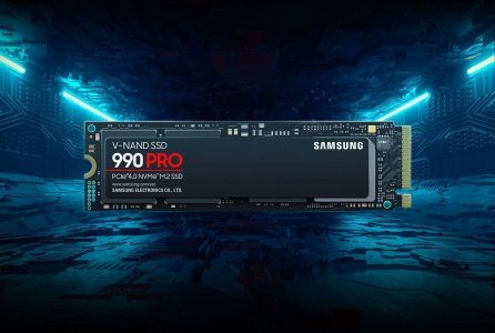 Samsung 990 PRO SSD 1TB PCIe 4.0 M.2 Internal Solid State Drive, Fastest Speed for Gaming, Heat Control, Direct Storage and Memory Expansion for Video Editing, Heavy Graphics, MZ-V9P1T0B