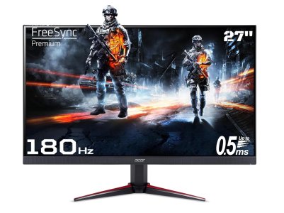 Acer Nitro VG270 M3 27 Inch Full HD Monitor with LED Backlight IPS Gaming I 0.5 Ms Response I 180Hz Refresh Rate I SRGB 99%, HDR 10 I 2xHDMI, 1xDP I Stereo Speakers I AMD Radeon Free Sync (Black)