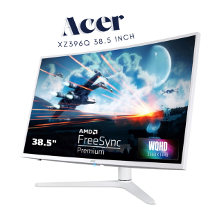 Acer XZ396Q 38.5 Inch (97.79 Cm) Led 3000R Curve WQHD VA Panel LCD Monitor with LED Back Light technology I 1 MS VRB I 170 Hz I Hdr 400 I Dci-P3 93% I Amd Free Sync I 2 x HDMI 2 x DP I Stereo Speakers