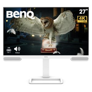 BenQ EW2790U 27” 4K UHD 3840x2160 Entertainment Monitor with 95% P3| AI Contrast| 5Wx2 treVolo Speakers| USB Type-C (65W PD)| 3xHDMI|USB Hub| Ergonomic Design|Display Pilot 2| Eye-Care (White)