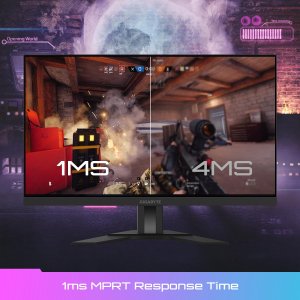 Click to see full GABYTE M27UA Gaming Monitor 27” SS IPS Display, 160Hz, 3840 x 2160 (UHD), 1ms MPRT, 5ms GtG Response Time, 95?I-P3 / 128% sRGB, VESA Display HDR400, Flicker-Free, Black