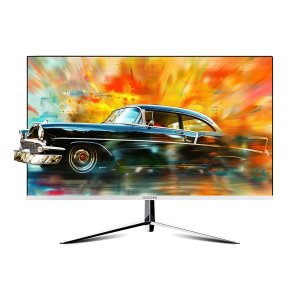 iVOOMi 24 Inch (60.45 cm) Ultra Slim Flat FHD Monitor for PC with Built-in Speaker and 100Hz Refresh Rate, 1920 x 1080 Pixels, 16.7M Colors, Bezel Less Design, Flicker Free -3 Years Warranty