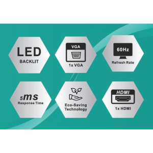 iVOOMi Monitor 22 Inch IV-L19O1HDE LED 1680 x 1050 Pixel (HD), Black